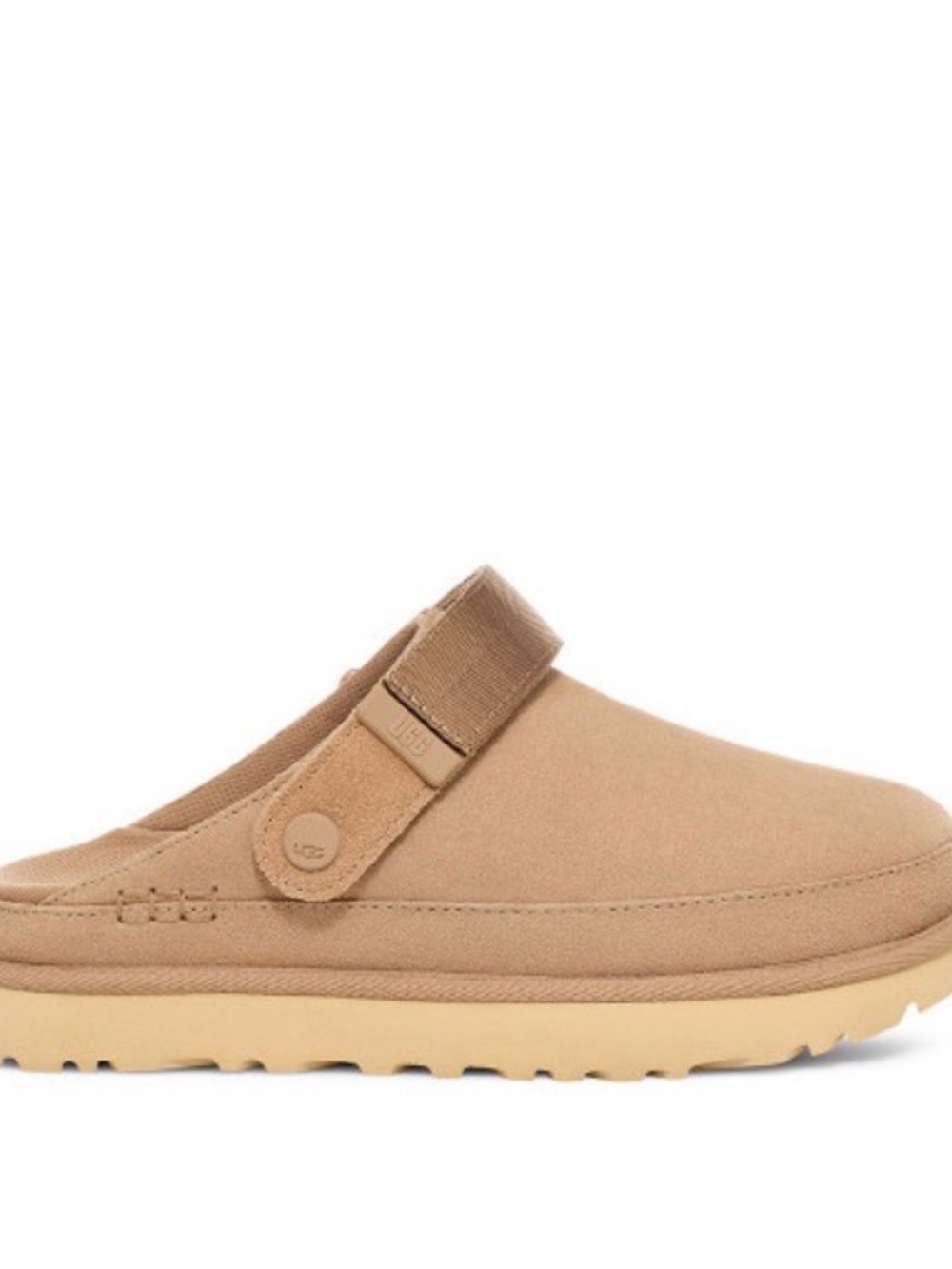 Size 4 kids fits women 6 Ugg Women's Chestnut/Tan Classic Lined clog  Interior